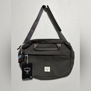 Osprey Arcane Brief Pack Messenger Bag Laptop Bag Stonewash Black 20L NEW